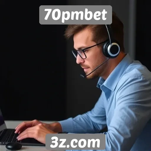 Desempenho do suporte ao cliente no 70pmbet